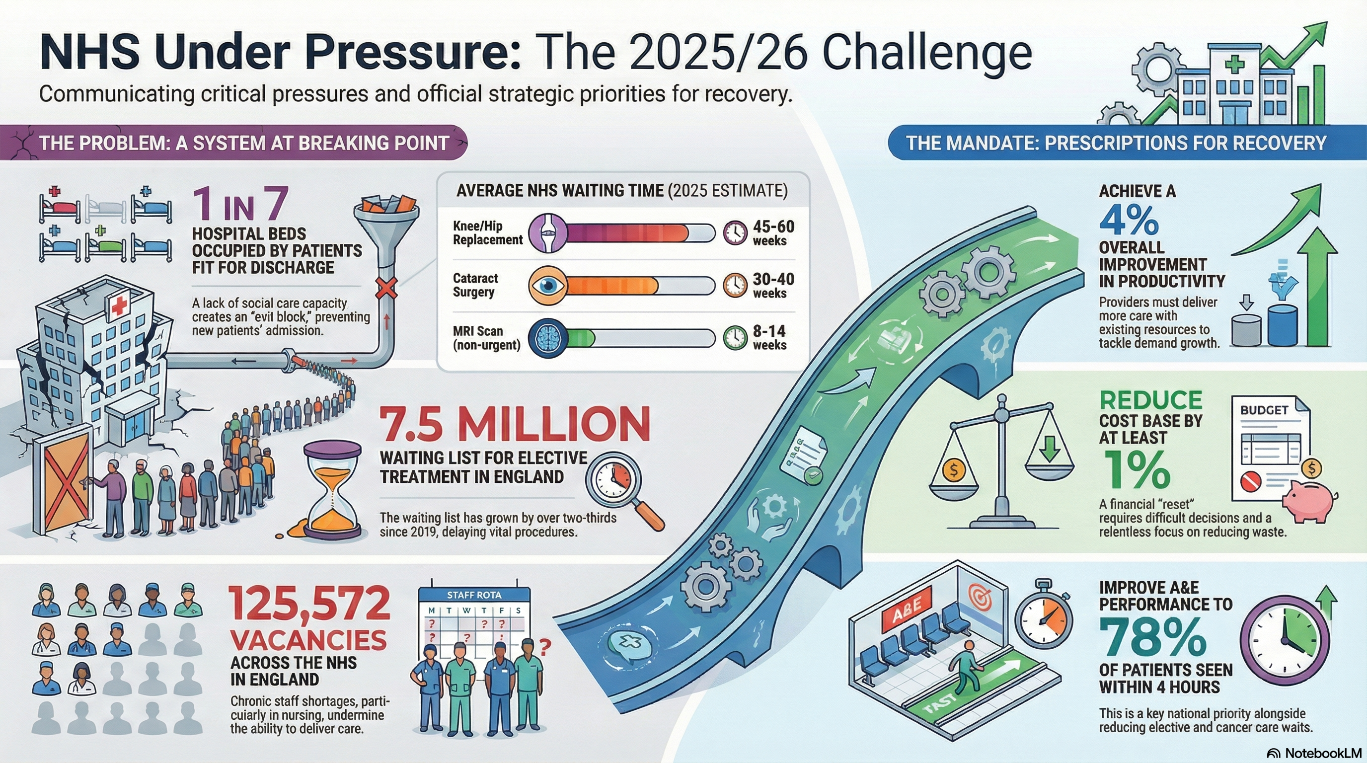 The NHS Under Pressure - Infographic